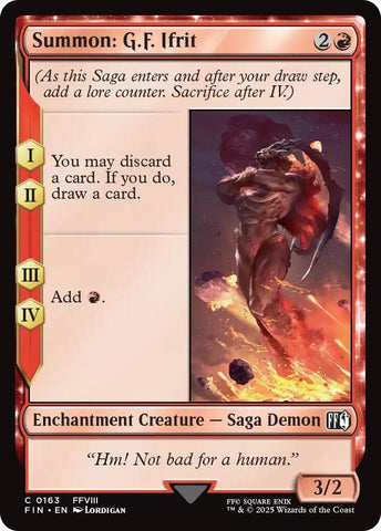 Summon: G.F. Ifrit / C / FIN (FOIL)