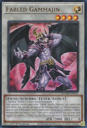Fabled Gammajin (BLMM-EN013) - Battles of Legend: Monster Mayhem 1st Edition