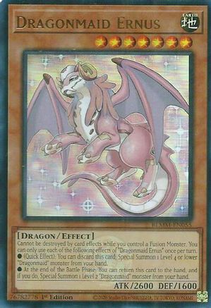 Dragonmaid Ernus (BLMM-EN055) - Battles of Legend: Monster Mayhem 1st Edition