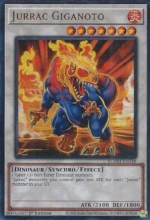 Jurrac Giganoto (BLMM-EN148) - Battles of Legend: Monster Mayhem 1st Edition