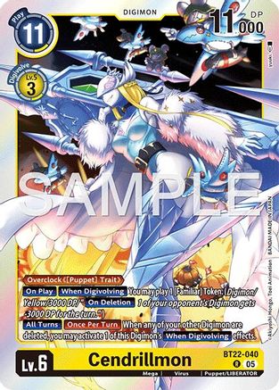Cendrillmon (BT22-040) - Cyber Eden Foil