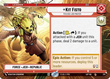 Kit Fisto - Focused Jedi Master (Hyperspace) (275) - Legends of the Force
