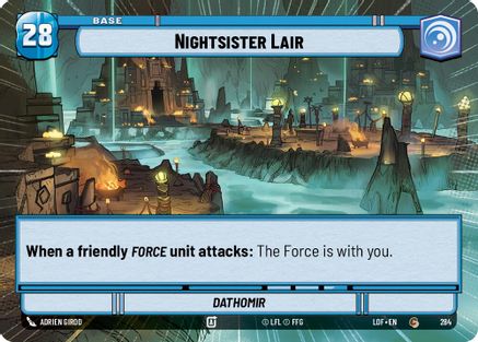 Nightsister Lair // Force (Hyperspace) (284 // T03) - Legends of the Force