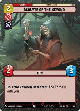 Acolyte of the Beyond (Hyperspace) (393) - Legends of the Force