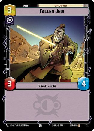 Fallen Jedi (Foil) (732) - Legends of the Force Foil