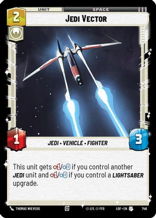 Jedi Vector (Foil) (746) - Legends of the Force Foil