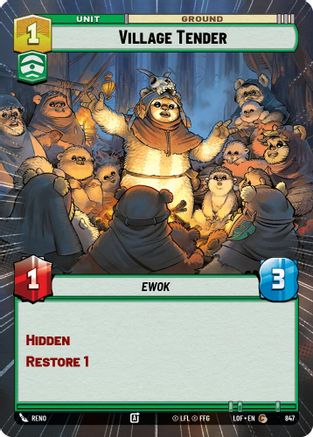 Village Tender (Hyperspace Foil) (847) - Legends of the Force Foil