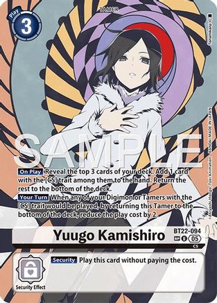 Yuugo Kamishiro (SP) (BT22-094) - Cyber Eden Foil