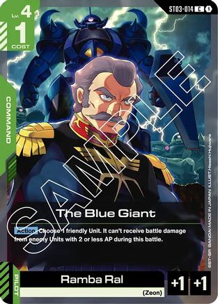 The Blue Giant (ST03-014) - Starter Deck 03 Zeons Rush