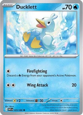 Ducklett 025/086  SV White Flare - Common