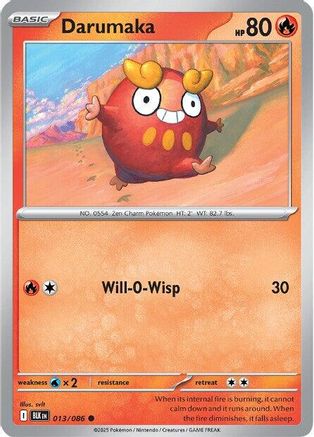 Darumaka 013/086  SV Black Bolt - Common