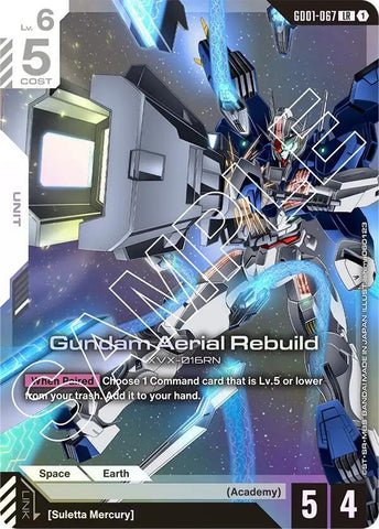 Gundam Aerial Rebuild / Legend Rare / GD01