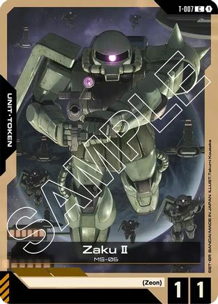 Zaku II (T-007) Token (T-007) - Newtype Rising