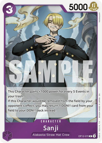 Sanji (070) / Rare / OP12