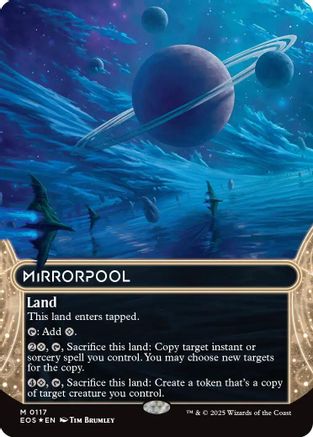 Mirrorpool (0117) (Borderless) (Galaxy Foil) (EOS-117) - Edge of Eternities: Stellar Sights Foil