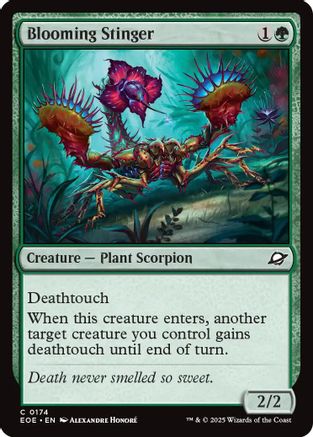 Blooming Stinger (EOE-174) - Edge of Eternities Foil