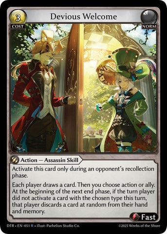 Devious Welcome / Rare / DTR
