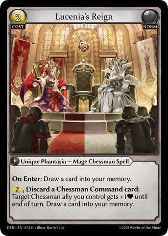 Lucenia's Reign / Rare / DTR