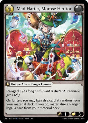 Mad Hatter, Morose Heritor / Rare / DTR