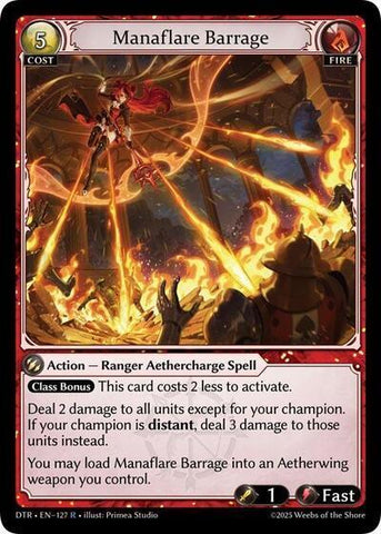 Manaflare Barrage / Rare / DTR