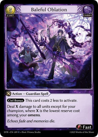 Baleful Oblation / Rare / DTR