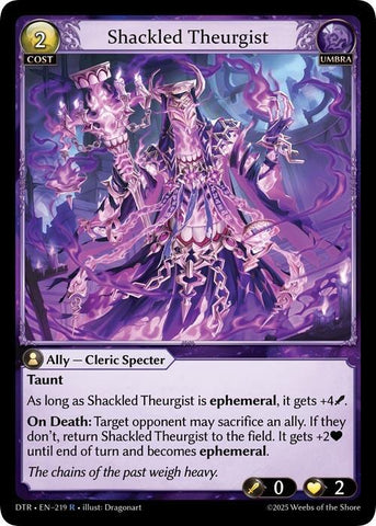 Shackled Theurgist / Rare / DTR