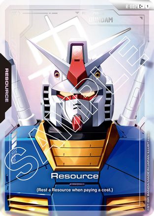 Resource (R-002) (C+) (R-002) - Newtype Rising Holofoil