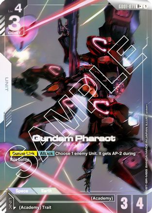 Gundam Pharact (R+) (GD01-071) - Newtype Rising Holofoil