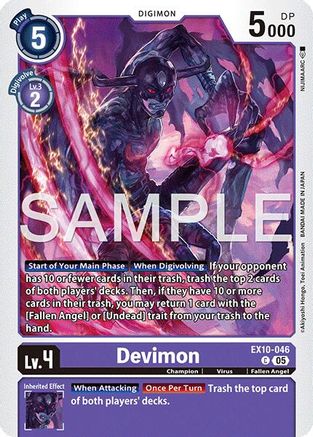 Devimon (EX10-046) - Sinister Order