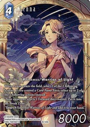 Lenna (Full Art) (26-120L) - Gunslinger in the Abyss Foil