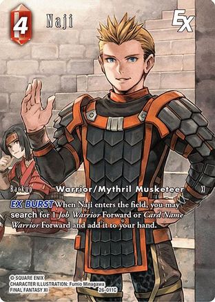 Naji EX (Full Art) (26-011C) - Gunslinger in the Abyss