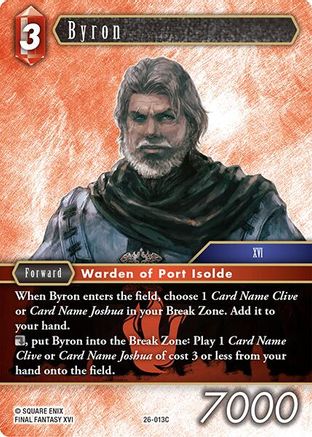 Byron (26-013C) - Gunslinger in the Abyss