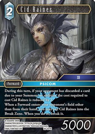 Cid Raines (26-031H) - Gunslinger in the Abyss