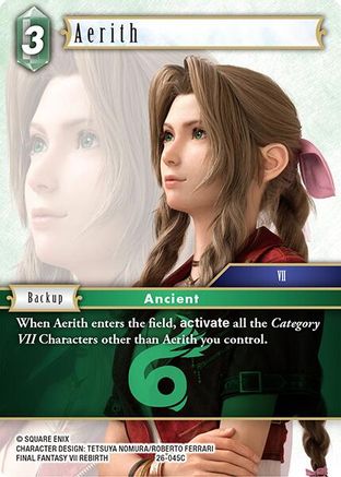 Aerith (26-045C) - Gunslinger in the Abyss Foil
