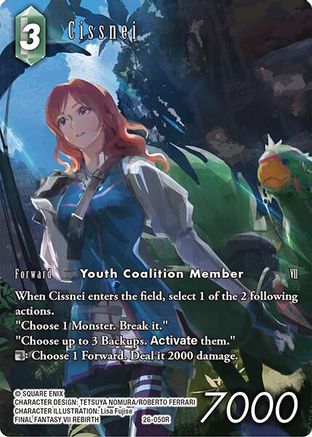 Cissnei (Full Art) (26-050R) - Gunslinger in the Abyss