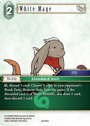 White Mage (26-051C) - Gunslinger in the Abyss Foil