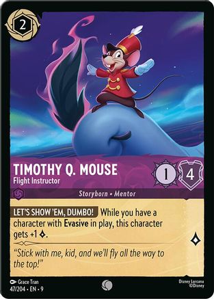 Timothy Q. Mouse - Flight Instructor (47/204) - Fabled Cold Foil