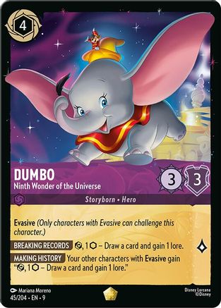 Dumbo - Ninth Wonder of the Universe (45/204) - Fabled Cold Foil
