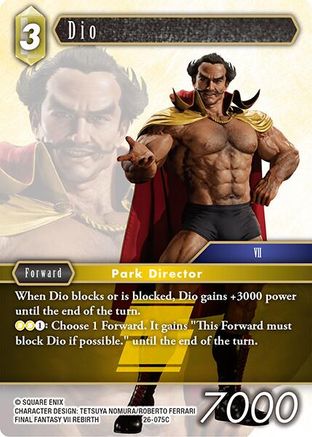 Dio (26-075C) - Gunslinger in the Abyss Foil