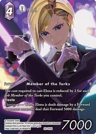 Elena (Full Art) (26-083H) - Gunslinger in the Abyss Foil