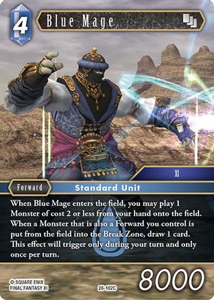 Blue Mage (26-102C) - Gunslinger in the Abyss Foil