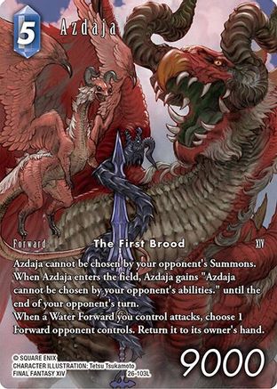 Azdaja  (Full Art) (26-103L) - Gunslinger in the Abyss Foil