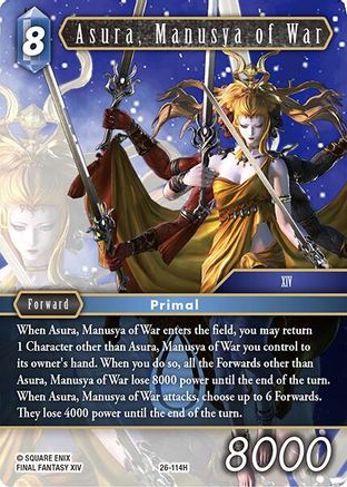 Asura, Manusya of War (26-114H) - Gunslinger in the Abyss