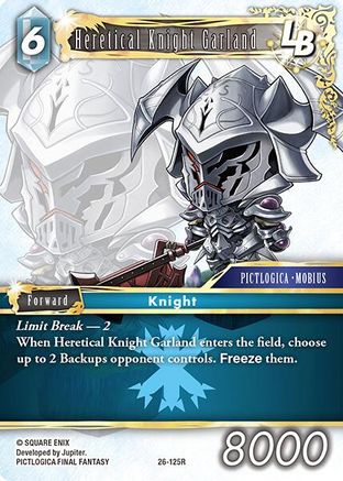 Heretical Knight Garland LB (26-125R) - Gunslinger in the Abyss Foil