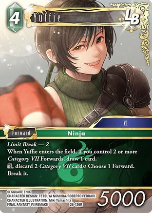 Yuffie LB (26-126R) - Gunslinger in the Abyss Foil