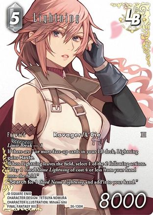 Lightning LB (Full Art) (26-130H) - Gunslinger in the Abyss Foil