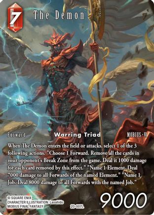 The Demon (Full Art) (20-007L) - Gunslinger in the Abyss