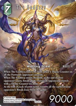 The Goddess (Full Art) (20-057L) - Gunslinger in the Abyss