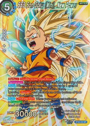 SS3 Son Goku (Mini), New Power (PRISMATIC CLASH) Foil