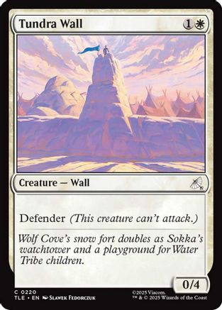 Tundra Wall (TLE-220) - Avatar: The Last Airbender: Eternal-Legal Foil